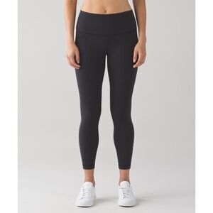 Lululemon High Times Black Luon Size 4